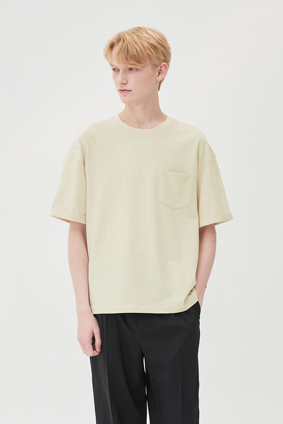 22SS 포켓 오버핏 티셔츠 6color - 더니트컴퍼니